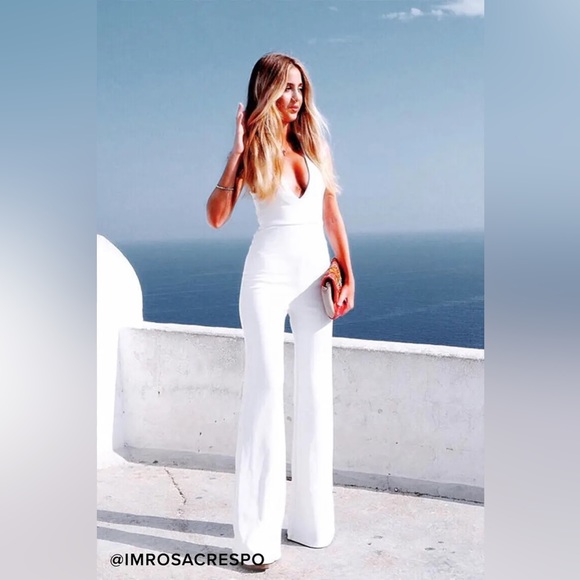 Lulus Thinking Out Loud White Backless Jumpsuit - Picture 4 of 16